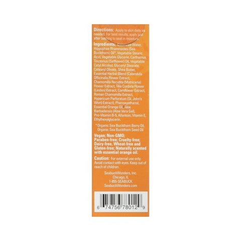 Seabuck Wonders, Sea Buckthorn Facial Cream, 1 oz