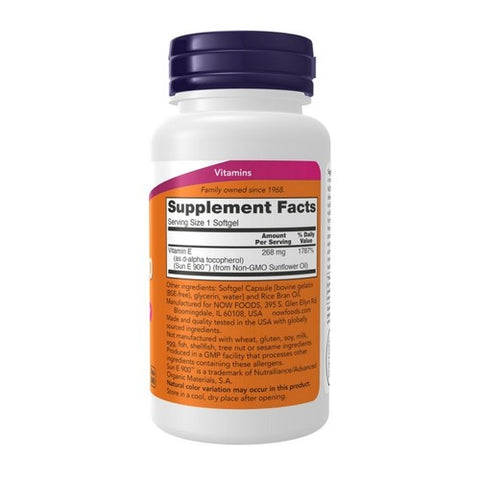 Now Foods, Sun-E 400, 60 sgels