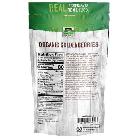 Now Foods, Organic Golden Berries, 8 oz