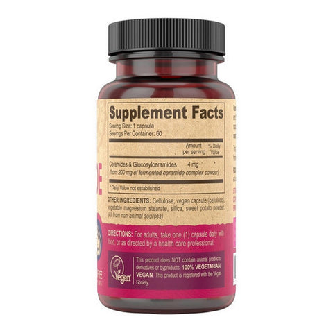 Deva Vegan Vitamins, Vegan Ceramide Skin Support, 60 TABS