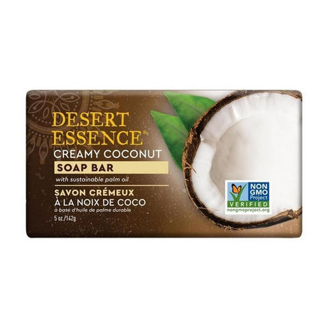 Desert Essence, Creamy Coconut Bar Soap, 5 Oz