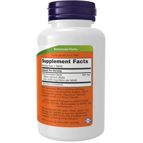 Now Foods, Garlic 5000, 90 TABS