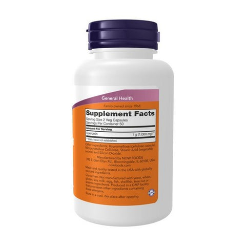 Now Foods, Quercetin, 500 Mg, 100 Veg Caps