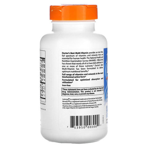 Doctors Best, Multi-Vitamin Mineral Complex, 90 Veggie Caps