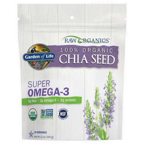 Garden of Life, RAW Organics Organic Chia Seeds, 12 Oz