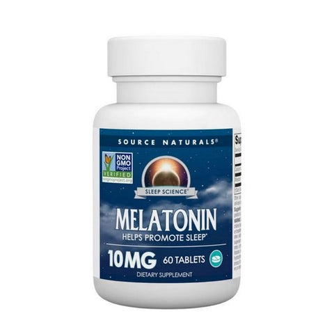 Source Naturals, Melatonin, 10 mg, 60 Tabs