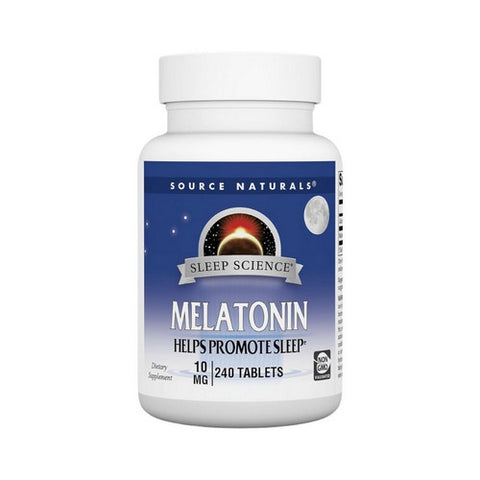 Source Naturals, Melatonin, 10 mg, 240 Tabs