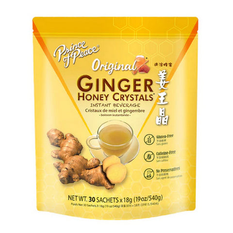 Prince Of Peace, Ginger Honey Crystal Packets, 30 ct