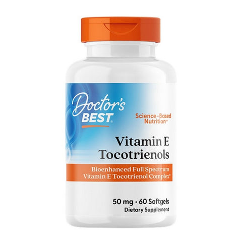 Doctors Best, Tocotrienols with EVNol SupraBio, 50 mg, 60 Soft Gels