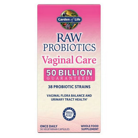 Garden of Life, Garden Of Life Raw Probiotics Vaginal Care, 30 Caps