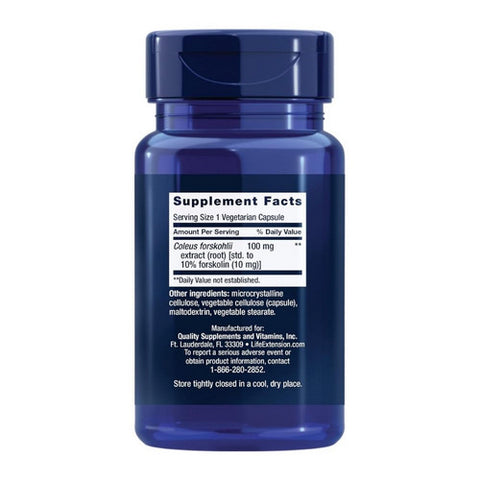 Life Extension, Forskolin, 10 mg, 60 Vcaps