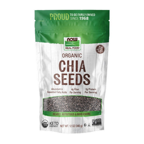 Now Foods, Organic Black Chia Seed, 12 oz