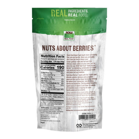Now Foods, Nuts About Berries, 8 oz