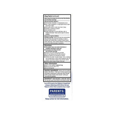 Mucinex, Childrens Cold Cough Sore Throat Liquid, Mixed Berry 4 oz