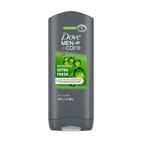 Dove, Men + Care Men+Care Body and Face Wash Extra Fresh, 13.5 oz
