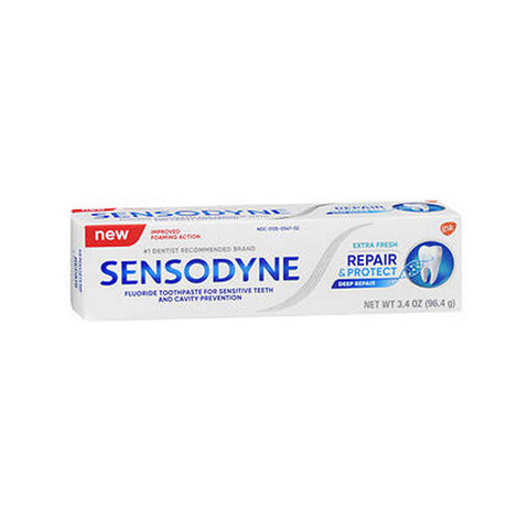 Novartis Consm Hlth Inc, Sensodyne Sensitive Teeth Repair And Protect Toothpaste, Extra Fresh 3.4 oz