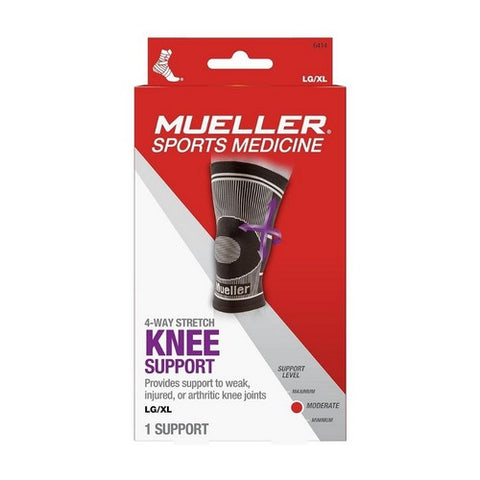 Mueller Sport Care, 4-Way Knee Support, Large 1 each