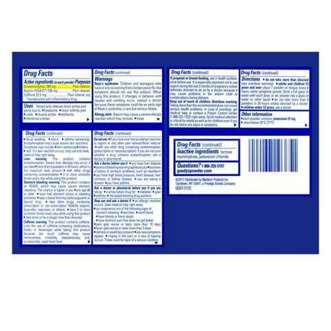 Med Tech Products, Headache Powders Extra Strength, 50 Each