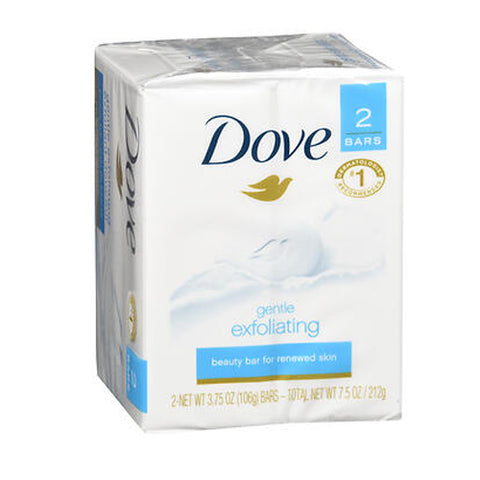 Dove, Gentle Exfoliating Bath Bars, 8 oz