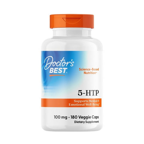 Doctors Best, Best 5-HTP, 100 mg, 180 Veg Caps
