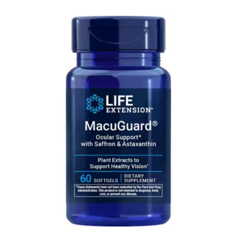 Life Extension, Macuguard Ocular Support Plus Astaxanthin and C3G, 60 Sgels