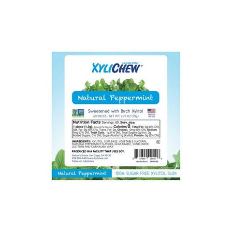 Xylichew, XyliChew Gum Jar, Peppermint 60 CT