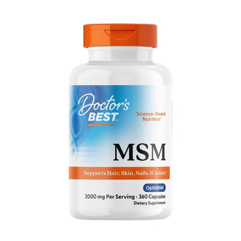 Doctors Best, Best MSM, 1000 mg, 360 Caps