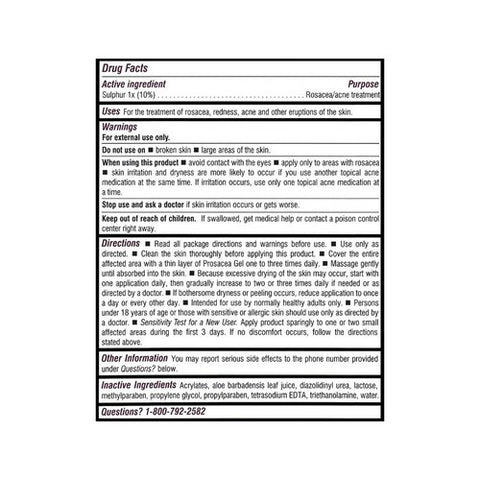 Fungicure, Prosacea Gel, 0.75 Oz