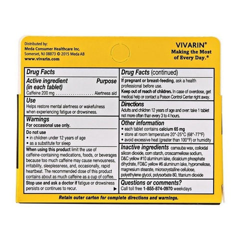 Natural Dentist, Caffeine Alertness Aid, 40 Tab