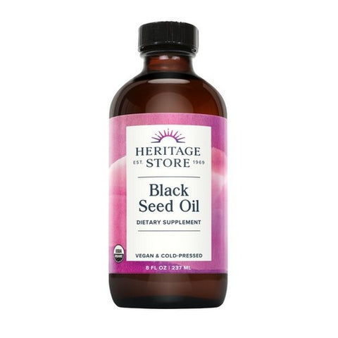 Heritage Store, Black Seed Oil, 8 oz