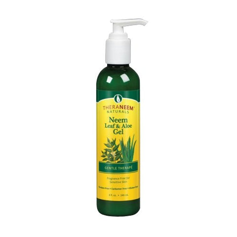 TheraNeem Naturals, Neem Leaf & Aloe Gel, Fragrance Free 8 oz