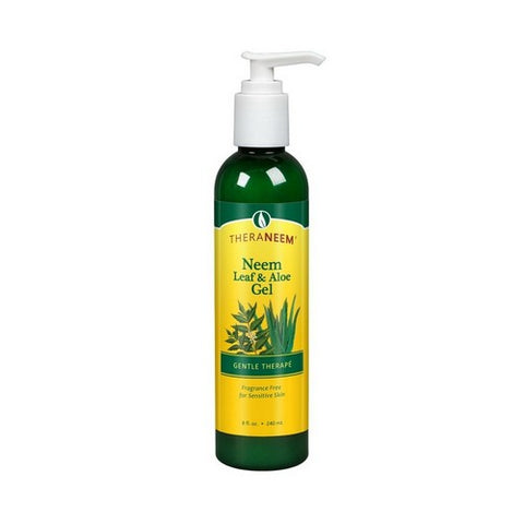 TheraNeem Naturals, Neem Leaf & Aloe Gel, Fragrance Free 8 oz