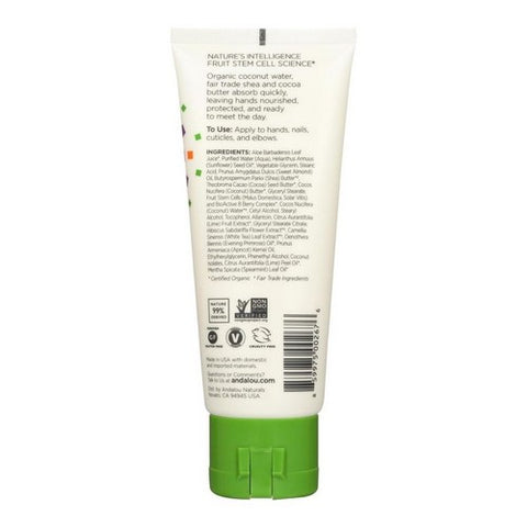 Andalou Naturals, A Path of Light Lime Blossom Hand Cream, 3.4 Oz