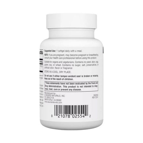 Source Naturals, Omega-7 Sea Buckthorn Fruit Oil, 60 Sgels