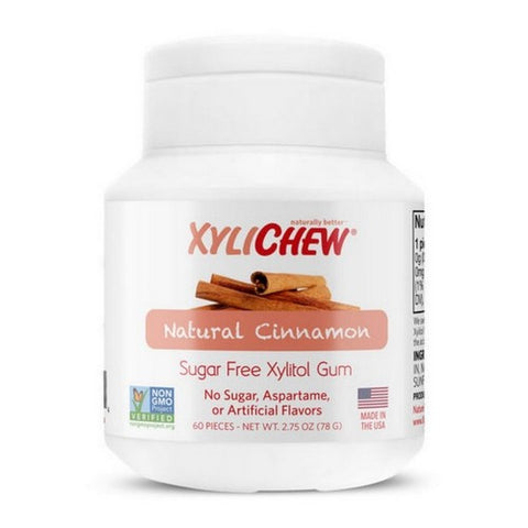 Xylichew, Xylichew Gum Cinnamon Jar, 60 Ct