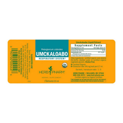 Herb Pharm, Umckaloabo Extract, 1 oz