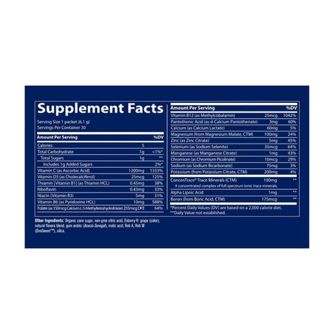 Trace Minerals, Electrolyte Stamina Power Pak, Acai Berry 30 packets