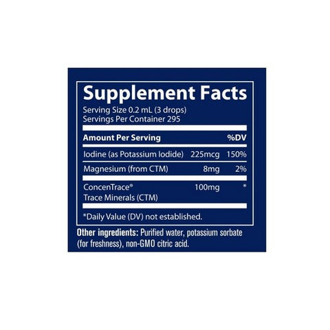 Trace Minerals, Liquid Ionic Iodine from Potassium Iodide, 2 oz