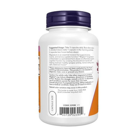 Now Foods, Magtein, 90 Vcaps
