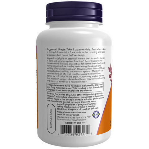 Now Foods, Magtein, 90 Vcaps