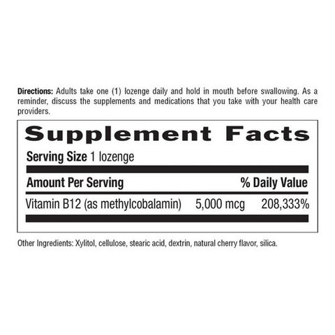 Country Life, Methyl B-12, 5000 Mcg, 60 Lozenges