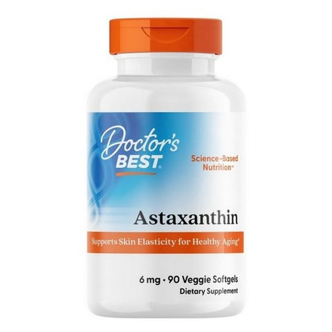 Doctors Best, Astaxanthin, 6 mg, 90 Veggie Softgels