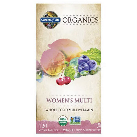 Garden of Life, Organics Womens Multi, 120 Tabs