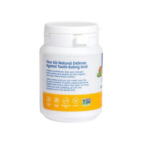 Epic Dental, Xylitol Sweetened Gum, Fresh Fruit 50 Pc