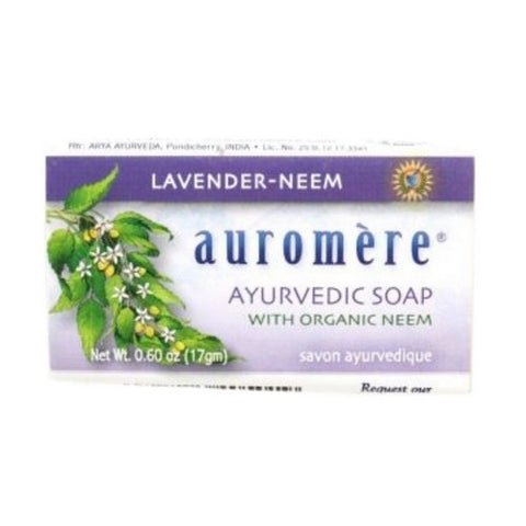 Auromere, Ayurvedic Bar Soap, Lavender Neem 0.71 Oz