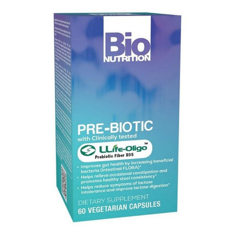 Bio Nutrition Inc, Pre-Biotic Fiber With LLife-Oligo, 1400 mg, 60 Veg Caps