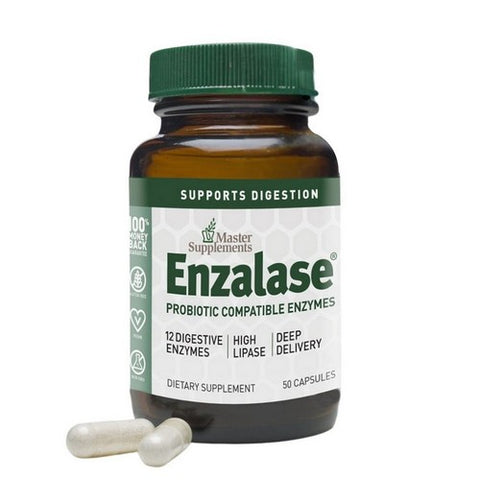 Master Supplements, Enzalase Digestive Enzyme Supplement, 50 Caps