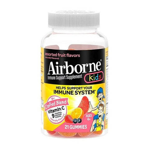 Airborne, Assorted Fruit Flavored, 42 Gummies