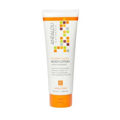 Andalou Naturals, Body Lotion, Vitalizing Mandarin Vanilla 8 Oz
