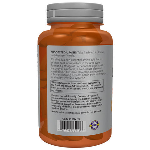 Now Foods, L-Citrulline, 1200 mg, 120 Tabs